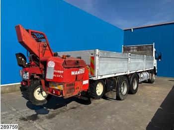 Camião de caixa aberta/ Plataforma Volvo FM 340 6x2, Manual, Manitou TMT320FL: foto 3