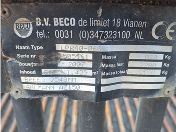 Balde para Máquina de construção Ahlmann AZ150-Beco LPR40-068-Skeleton bucket/Siebschaufel: foto 4