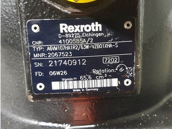 Hidráulica para Máquina de construção Ahlmann AZ150-Rexroth A6VM107HA1R2/63W-Drive motor: foto 4