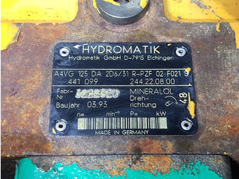Hidráulica Hydromatik A4VG125DA2D6/31R-Drive pump/Fahrpumpe/Rijpomp: foto 4 Hidráulica Hydromatik A4VG125DA2D6/31R-Drive pump/Fahrpumpe/Rijpomp: foto 4