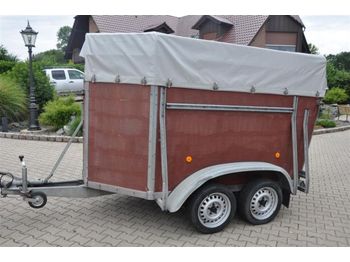 Reboque transporte de gado Böckmann Viehanhänger Holz Plane: foto 1