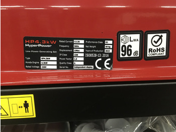 Gerador elétrico novo Honda HP 4.3KW GENERATOR NEW: foto 3