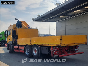 Camião de caixa aberta/ Plataforma, Camião grua MAN TGS 26.480 6X4 HMF 5020 K6 Crane Kran 6x2H4 Hydrodrive Euro 6: foto 2