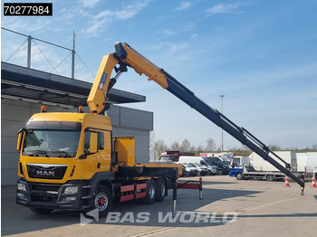 Camião de caixa aberta/ Plataforma, Camião grua MAN TGS 26.480 6X4 HMF 5020 K6 Crane Kran 6x2H4 Hydrodrive Euro 6: foto 3