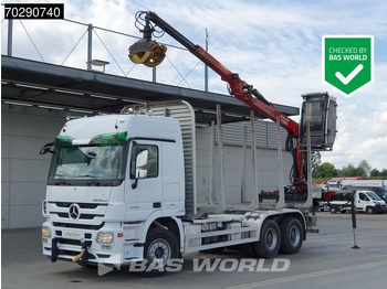Camião de transporte de madeira MERCEDES-BENZ Actros