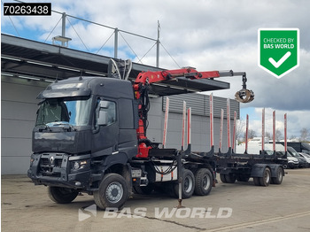 Camião de transporte de madeira RENAULT K 520