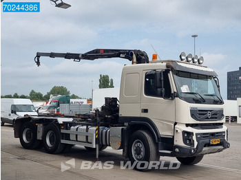 Camião polibenne, Camião grua Volvo FMX 460 6X6 X-Track HMF1643-Z2 kran Crane Big-Axle Lenkachse Euro 5: foto 3
