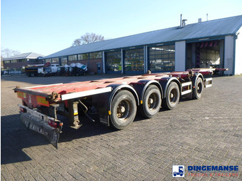 Semi-reboque transportador de contêineres/ Caixa móvel D-Tec 4-axle container combi trailer (3 + 1 axles) 20-30-40-45 ft: foto 4 Semi-reboque transportador de contêineres/ Caixa móvel D-Tec 4-axle container combi trailer (3 + 1 axles) 20-30-40-45 ft: foto 4