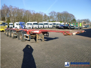 Semi-reboque transportador de contêineres/ Caixa móvel D-Tec 4-axle container combi trailer (3 + 1 axles) 20-30-40-45 ft: foto 2 Semi-reboque transportador de contêineres/ Caixa móvel D-Tec 4-axle container combi trailer (3 + 1 axles) 20-30-40-45 ft: foto 2