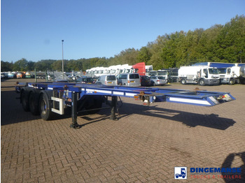 Semi-reboque transportador de contêineres/ Caixa móvel Dennison 3-axle container trailer 20-30-40-45 ft: foto 2