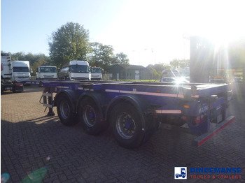 Semi-reboque transportador de contêineres/ Caixa móvel Dennison 3-axle container trailer 20-30-40-45 ft: foto 3