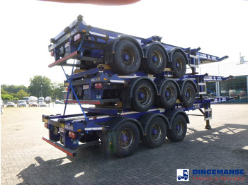 Camião transportador de contêineres/ Caixa móvel Dennison Stack - 3 x container trailer 20-30-40-45 ft: foto 4