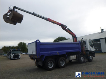 Camião grua Iveco AD340T36 8x4 RHD tipper + Palfinger E120 plus + grapple: foto 4