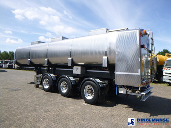 Reboque cisterna Mafa Food (milk) tank inox 29 m3 / 3 comp + pump: foto 3