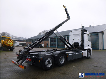 Camião polibenne Mercedes-Benz Actros 2843 6x2 Hyva container hook 20t: foto 4