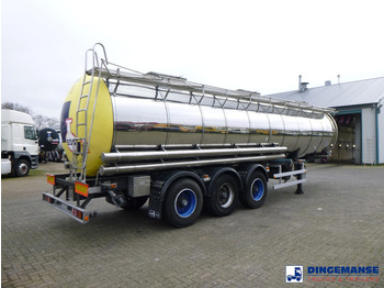 Semi-reboque cisterna Van Hool Chemical tank inox 30 m3 / 1 comp: foto 4