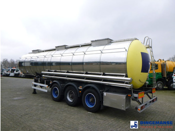 Semi-reboque cisterna Van Hool Chemical tank inox 30 m3 / 1 comp: foto 3