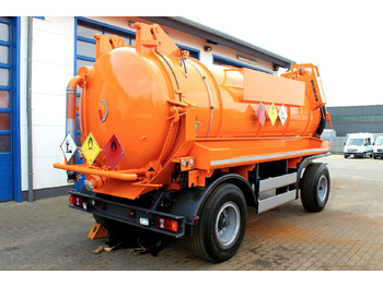 Reboque cisterna Kutschke / Kroll 10m³ Saug u.Druck ADR  INOX: foto 5