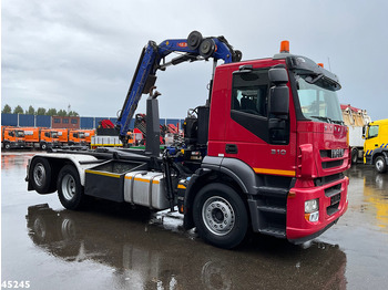 Camião polibenne, Camião grua Iveco Stralis AD260S31Y PM 12 Tonmeter laadkraan: foto 5