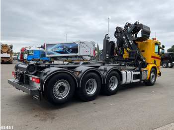 Camião polibenne, Camião grua Scania P 410 8x4 Euro 6 Palfinger 14 Tonmeter Z-kraan: foto 4