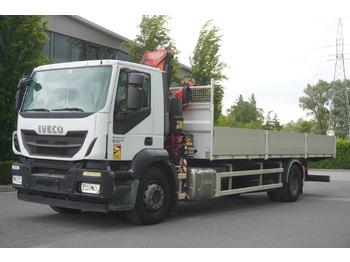 Camião grua, Camião grua IVECO STRALIS 19.310 E6 / Flatbed 19 EPAL / FASSI F135 / 225 MTH! / 5.7  T: foto 3