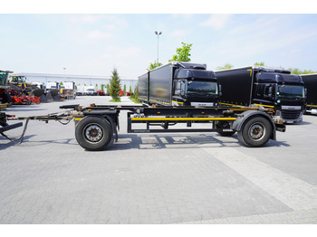 Reboque chassi KOGEL AWE 18, two-axle, BDF, 7.5m chassis , air suspension, SAF axles [ Copy ]: foto 3
