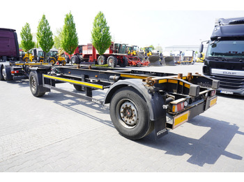 Reboque chassi KOGEL AWE 18, two-axle, BDF, 7.5m chassis , air suspension, SAF axles [ Copy ]: foto 4