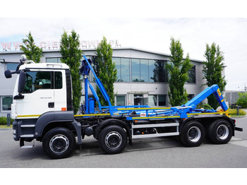 Camião polibenne MAN TGS 35.400 8×4 HYVA LIFT 32.56 SE hooklift: foto 2