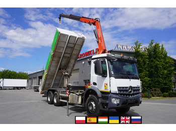 Locação financeira de MERCEDES-BENZ AROCS 2633 6x4 / 5.5 T crane FASSI F135 / Tipper 15 EPAL MERCEDES-BENZ AROCS 2633 6x4 / 5.5 T crane FASSI F135 / Tipper 15 EPAL: foto 1