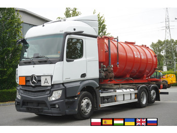 Locação financeira de MERCEDES-BENZ Actros 2545 6 × 2 MP5 / NEW septic barrel 13000 L MERCEDES-BENZ Actros 2545 6 × 2 MP5 / NEW septic barrel 13000 L: foto 1