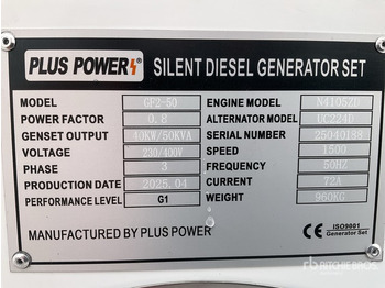 Gerador elétrico PLUS POWER