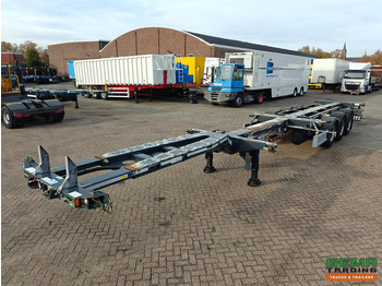 Semi-reboque transportador de contêineres/ Caixa móvel D-Tec FLEXITRAILER VCC-01 MULTI 3 Assen SAF - Multi - LiftAs - Schijfremmen - Alle aansluitingen - 4834KG: foto 3