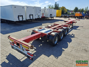 Semi-reboque transportador de contêineres/ Caixa móvel D-TEC