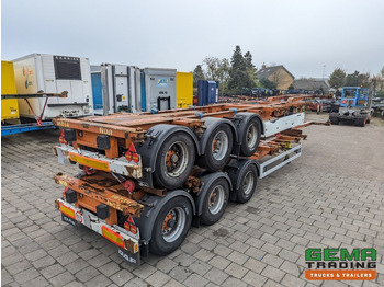 Semi-reboque transportador de contêineres/ Caixa móvel KRONE SD