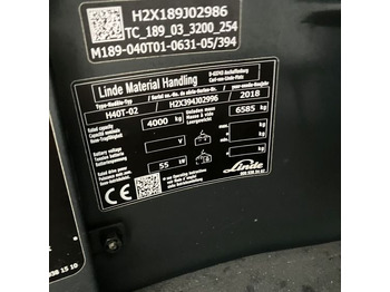 Empilhador a gás Linde H40T (394-02) Beverage: foto 4