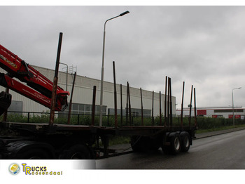 Semi-reboque transporte de madeira