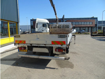 Camião de caixa aberta/ Plataforma, Camião grua Mercedes-Benz Atego 816 + 4ton crane + NICE TRUCK: foto 4