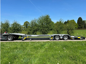 Semi-reboque transporte de veículos VTR - BULL | MEGA 105 CM | HYDRO BRIDGE / RAMPS | LOW BED 26cm: foto 2