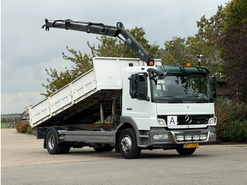 Camião basculante, Camião grua Mercedes-Benz Atego 1218 KRAAN/KIPPER!!MANUELL!!: foto 3