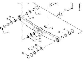 Peças de material rodante CASE