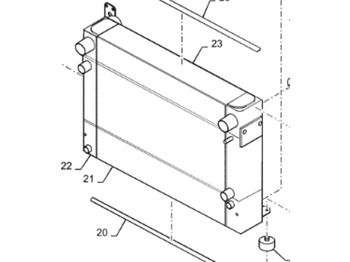 Radiador de óleo CASE