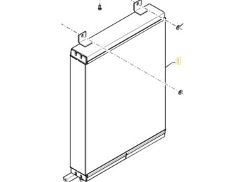 Radiador de óleo para Máquina de construção novo Case 84279839: foto 2