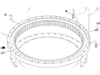 Coroa de giro CASE