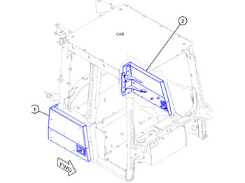Porta e peças CATERPILLAR