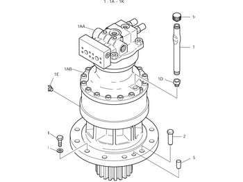 Motor de giro DOOSAN