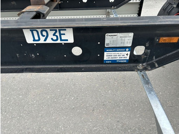 Reboque transportador de contêineres/ Caixa móvel novo Krone 2 Achswechselfahrgestell, Typ: MAXI AZW 18 eL3B7: foto 3