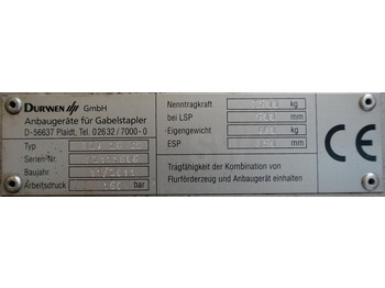 Garfos DURWEN UZV 25 CS: foto 4