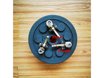Embreagem e peças para Pá carregadora de rodas novo Qingdao Promising 220mm 3 Rib Pulley Clutch Assembly for FLAND FL45 Wheel Loader: foto 2