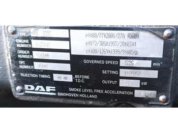 Motor e peças para Camião DAF 2 x  CF 75 310 PE228 C: foto 4