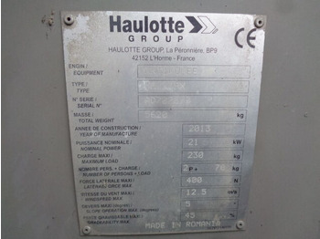 Plataforma articulada Haulotte HA120: foto 3